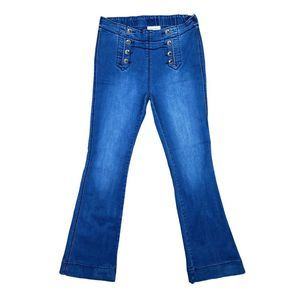 LoveCrazy High Waist Sailor Style Flare Jeans - Size 32